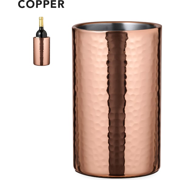 Enfriador de botellas personalizado de acero inox  y cobre (1 L)