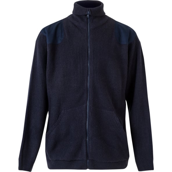 Jersey chaqueta de punto grueso de cuello alto Velilla