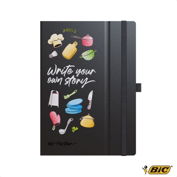 Cuaderno A5 de tapa dura con páginas rayadas  BIC