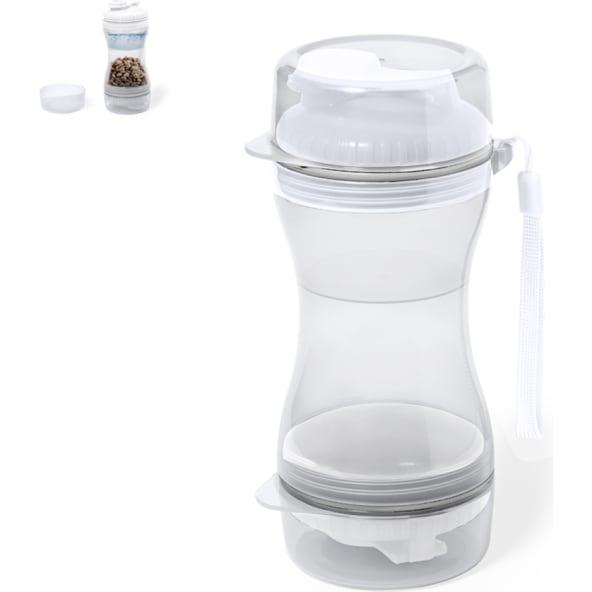 Set mascotas ABS con 2 compartimentos y dosificador