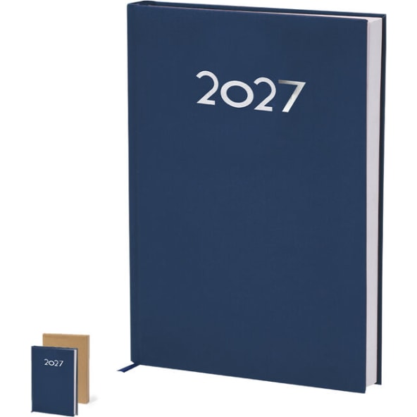Agenda día página 2027 de polipiel 17,5 x 24,5 cm