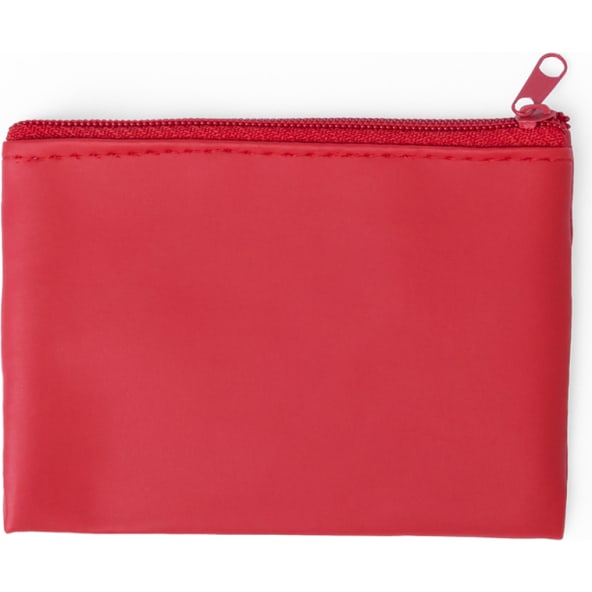 Monedero personalizado suave polipiel con cremallera colores