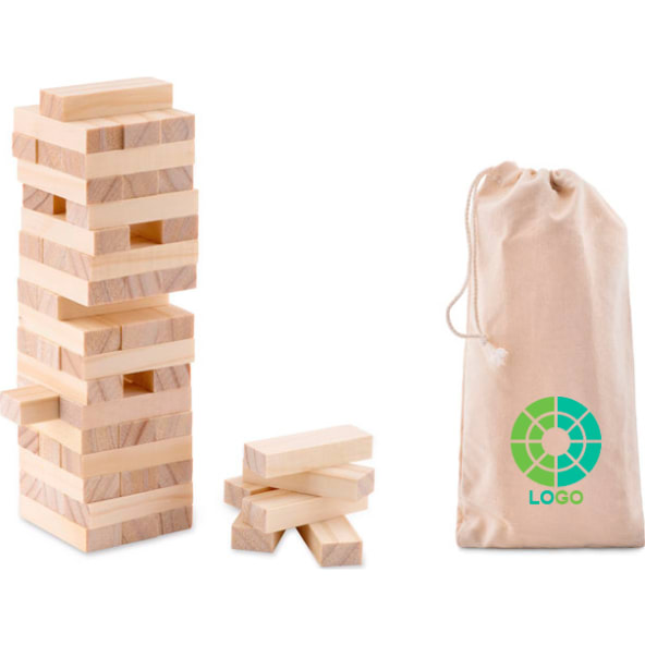 Juego torre de madera