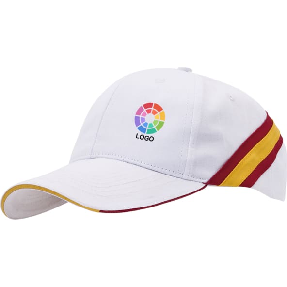 Gorra 6 paneles 100% algodón con bandera de España