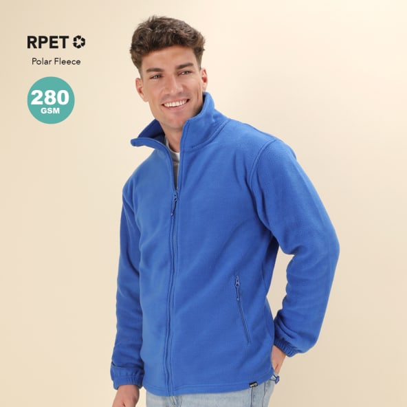 Chaqueta polar fleece RPET anti-pilling eco unisex Diston 280