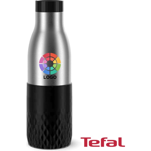 Botella térmica en acero inox. (500 ml) bludrop agarre silicona Tefal
