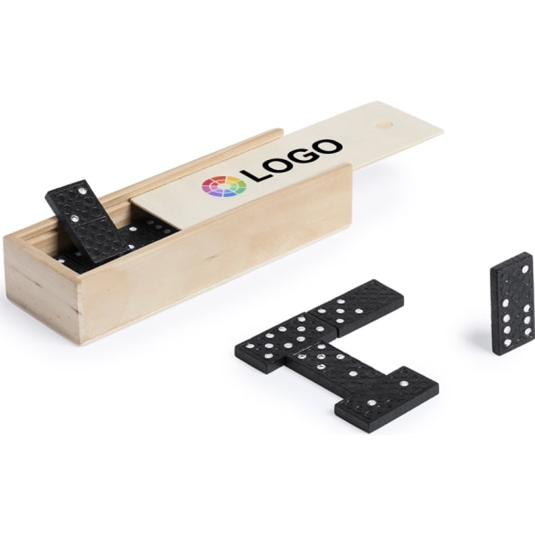 Domino ecológico en caja de madera