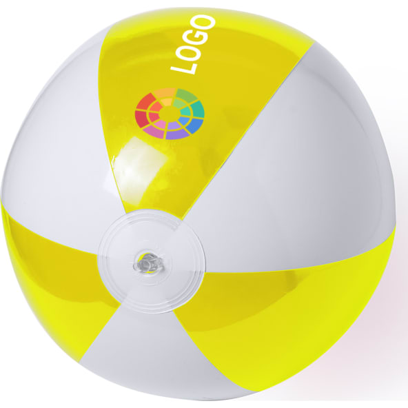 Pelota de playa personalizada hinchable de Ø 28cm aprox