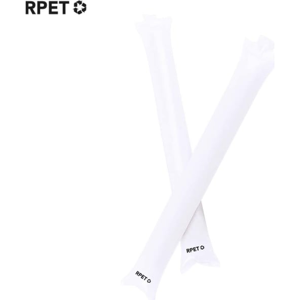 Palos publicitarios RPET reutilizables con válvula de inflado