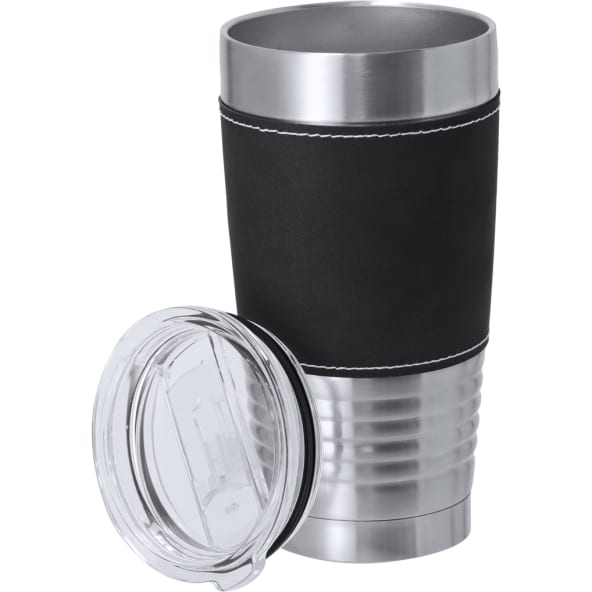 Vaso térmico elegante de acero inox de doble pared (420 ml)