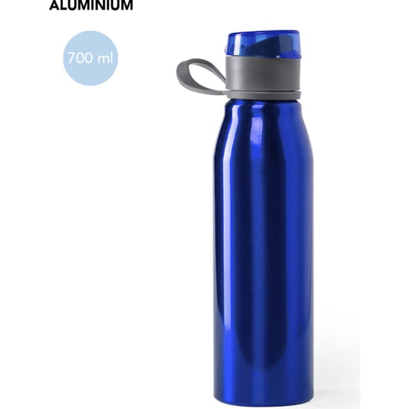 Bidón personalizado de aluminio brillante de alta calidad (700 ml)