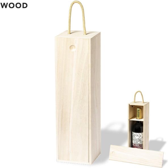 Caja de presentación personalizada de madera ligera