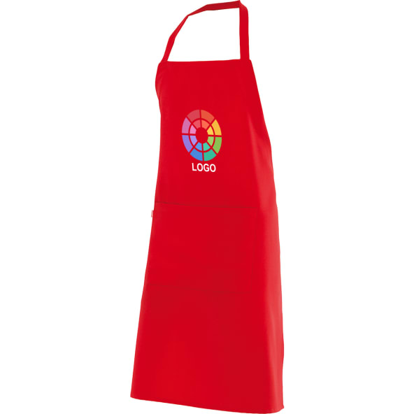 Delantal de cocina con peto de poliéster 100% Velilla