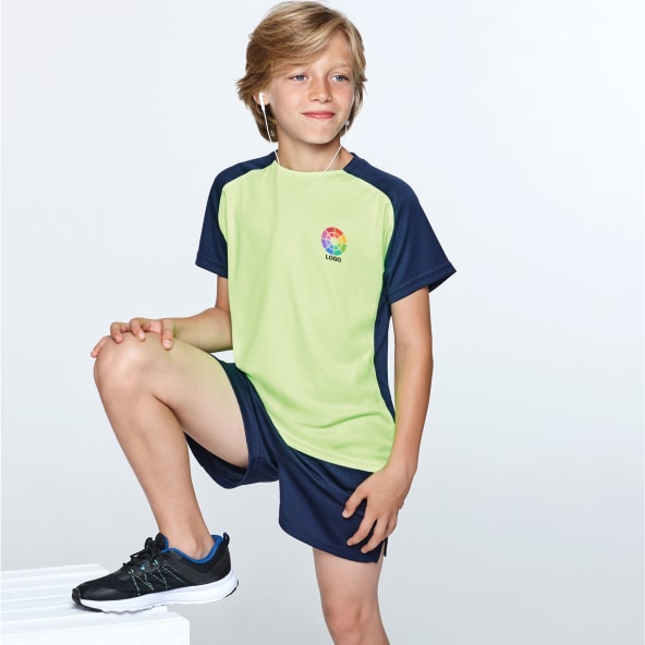 Camiseta técnica de manga corta ranglán de niño Bugatti Roly 140