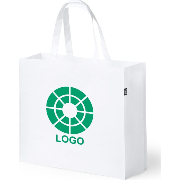 Bolsa de compra ecológica de plástico personalizada 105 g/m²