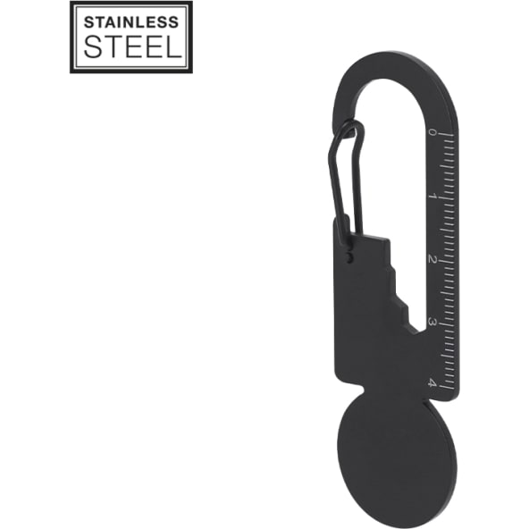 Multiherramienta personalizada de acero inox con 8 funciones