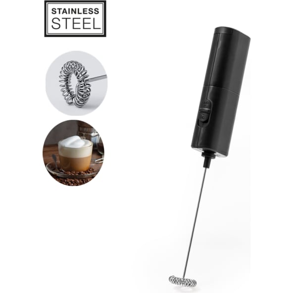 Espumador de leche publicitario de acero inoxidable práctico