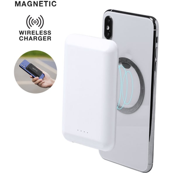 Powerbank magnético personalizado inalámbrico (5000 mAh)