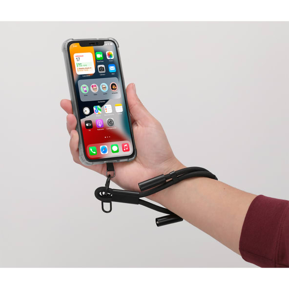 Lanyard pulsera RPET con ajuste y cargador USB-C (60w)