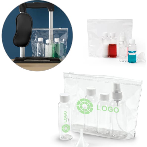 Kit neceser + envases hermético