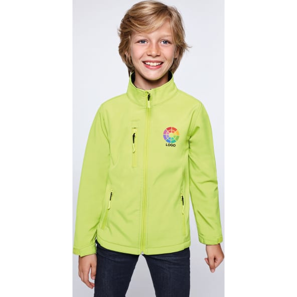 Chaqueta softshell y micropolar, doble capa de niño Nebraska Roly