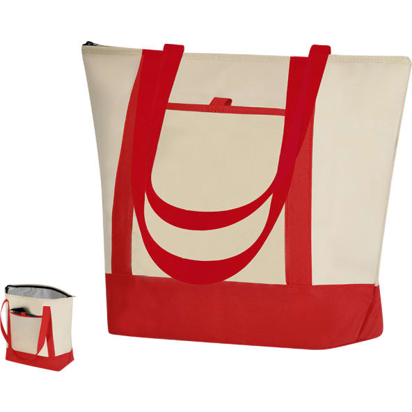 Bolsa nevera non-woven con cierre de cremallera (14 L)