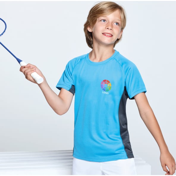 Camiseta técnica 2 tejidos de niño Shanghai Roly