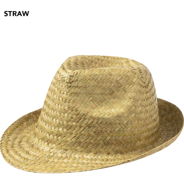 Sombrero de paja trenzada transpirable natural estampado alrededor de cinta