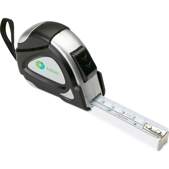 Cinta metrica 3m con correa de mano y clip