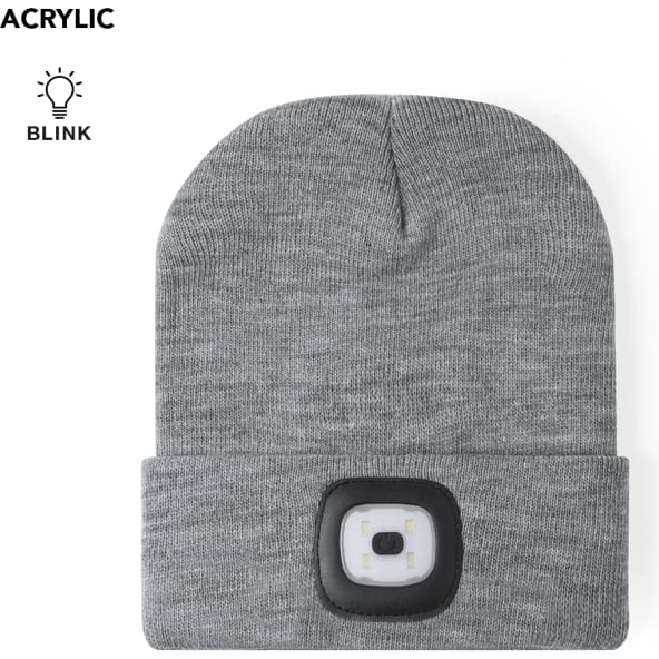 Gorro deportivo acrílico con LED en 4 modos de luz personalizado