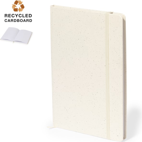 Libreta eco A5 de cartón reciclado personalizada