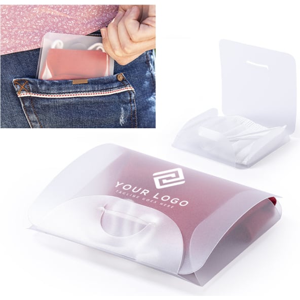 Funda estuche portamascarillas personalizada traslúcida 
