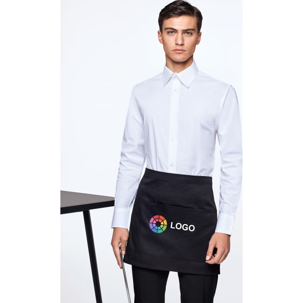 Delantal de camarero con bolsillo de 2 compartimentos Classic Roly
