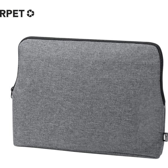 Funda ordenador portátil 14" personalizada acolchada RPET efecto melange