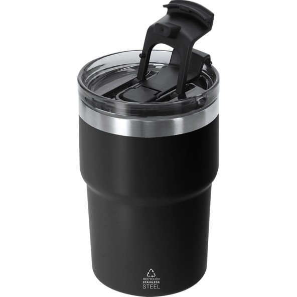 Vaso térmico publicitario en acero inox. reciclado doble pared (350 ml)