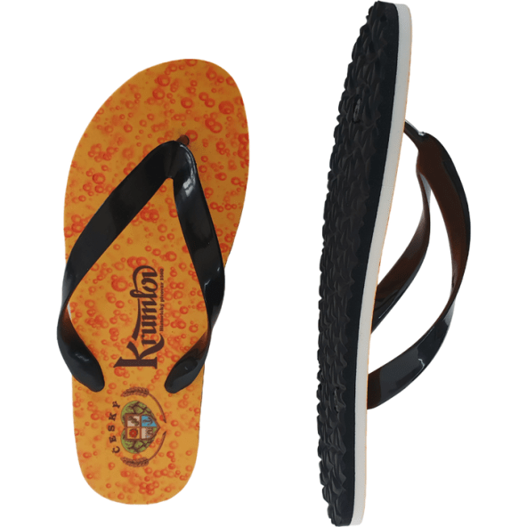 Chanclas personalizadas en goma EVA bicapa con suela de aspas