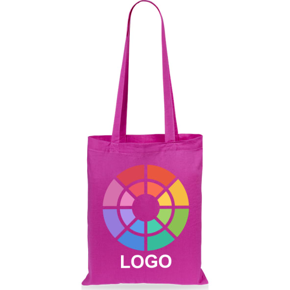 Bolsa de tela publicitaria de algodón 100% y 105 g/m² 36 x 40 cm