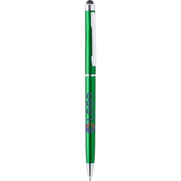 Boligrafo puntero con acabado metalizado
