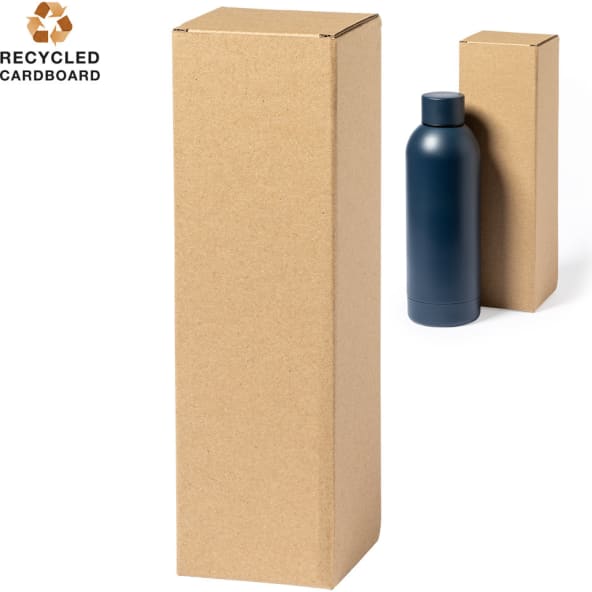Caja personalizada para bidones de cartón reciclado corrugado kraft