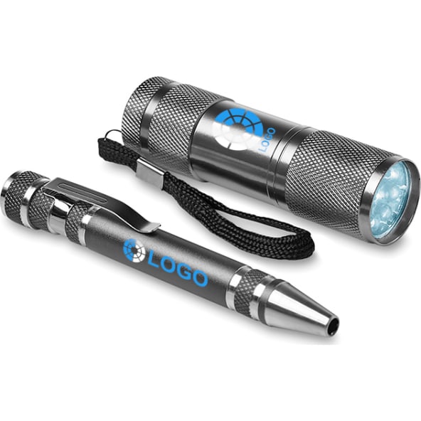 Set linterna con bolígrafo
