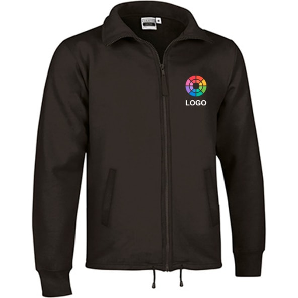 Sudadera cremallera entera y bolsillos cactus Valento 295
