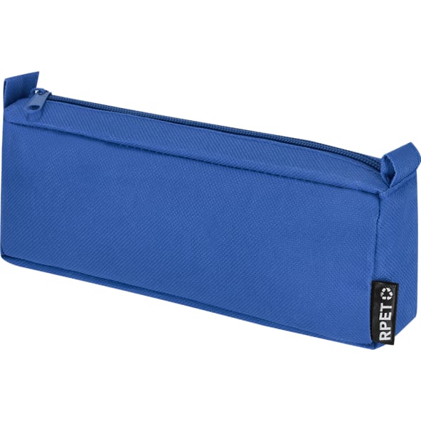 Estuche rectangular poliéster 600D RPET con cremallera