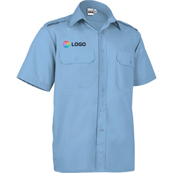 Camisa de manga corta trabajo de hombre vigilant Valento 120