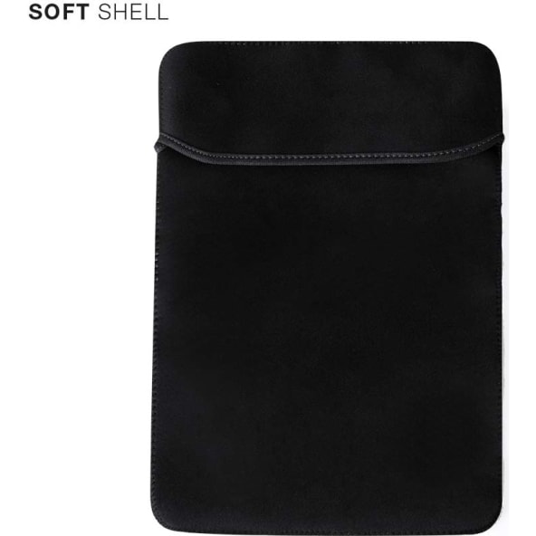 Funda ordenador portátil publicitaria soft shell negra 15"