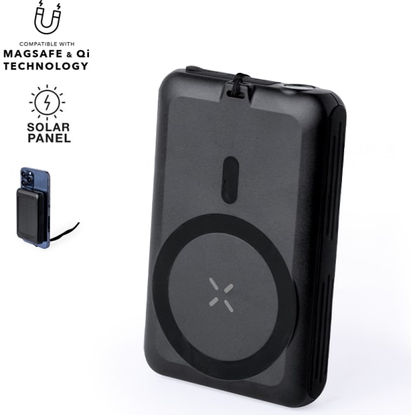 Powerbank de recarga solar magnético (5000 mAh)