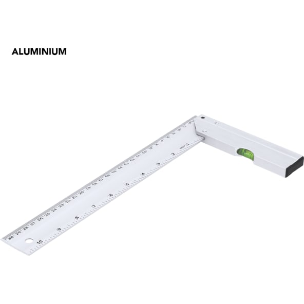 Escuadra de aluminio 30,5 cm personalizada