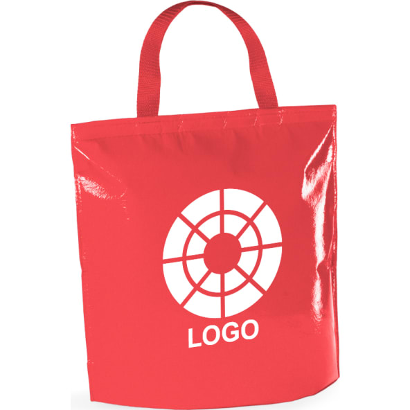 Bolsa nevera en non woven laminado brillante y cierre en velcro