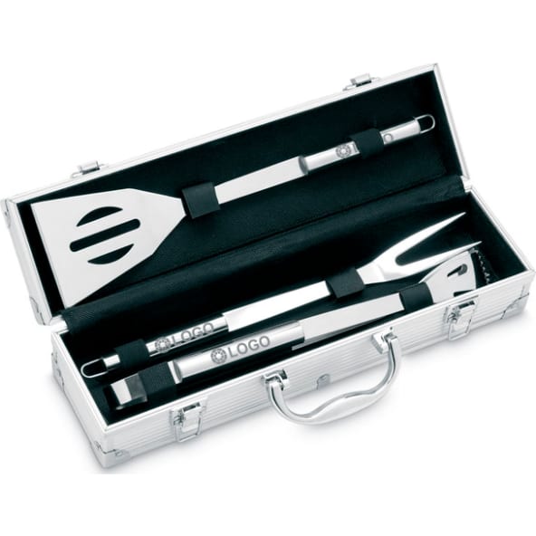 Set de barbacoa asador. 3 pzas