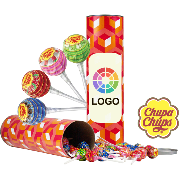 Tubo personalizado de Chupa Chups