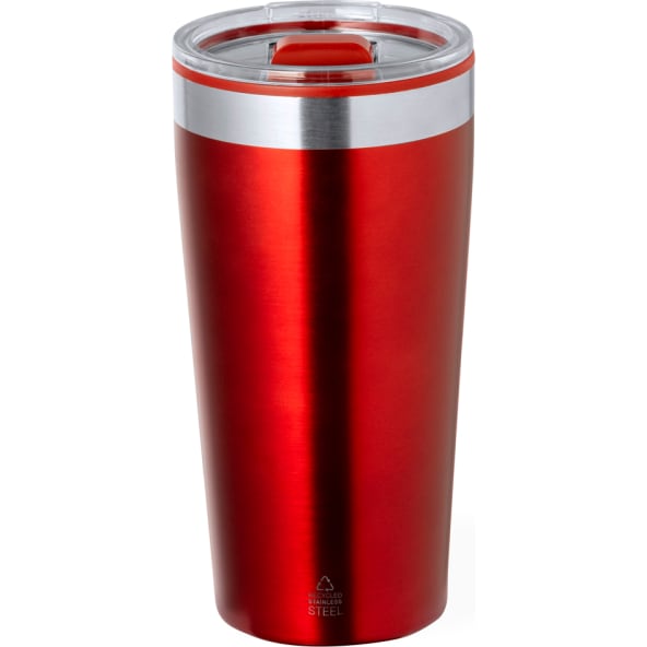 Vaso térmico publicitario acero inox reciclado  (600 ml)